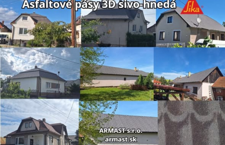 3D asfaltové pásy