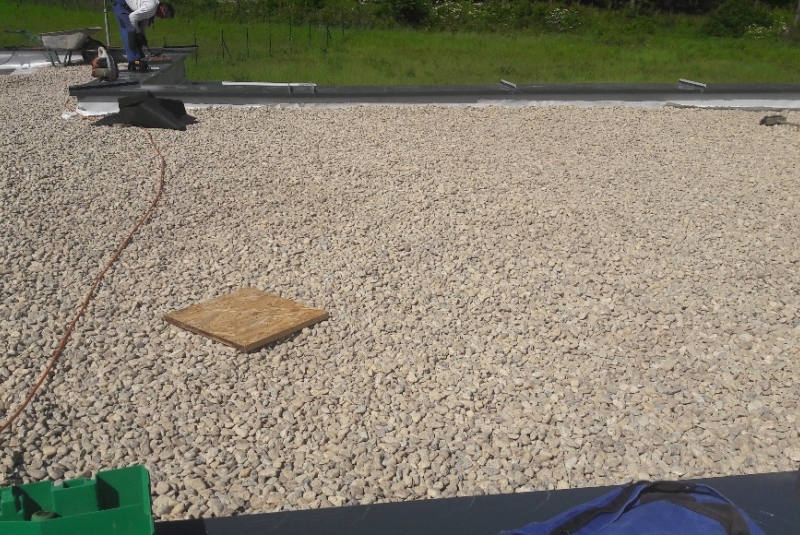 COSMOFIN GG plus(hydroizolačná strešná fólia PVC-P)-Zateplenie a hydroizolácia RD Malá Ida 2019