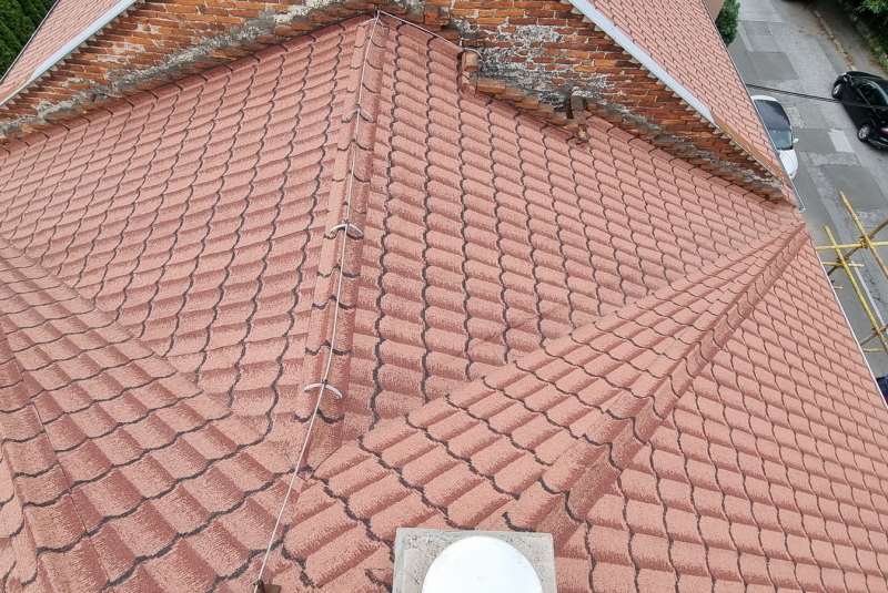 ICOPAL 3D Roman červený MV - Rekonštrukcia eternitovej strechy