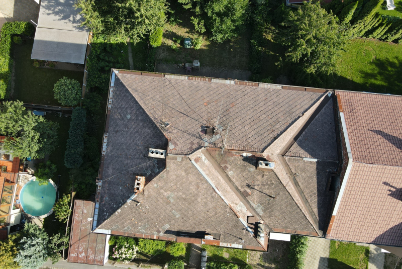 ICOPAL 3D Roman červený MV - Rekonštrukcia eternitovej strechy